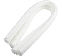 Paraspifferi con striscia di tenuta antivento da 1 pezzo, 95 cm, protezione inferiore for porta a doppia faccia for protezione antipolvere e insonorizzata(White)