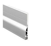 Paraspifferi Door Bottom Self-adhesive Sealing Strip 1M Windproof Stopper Guard Rain Weatherstrip Noise Reduction Insulator Sealer(White)