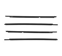 Paraspifferi Finestre Compatibile Con Toyota Per 4Runner 2003-2009 4 Pezzi Guarnizioni Per Finestrini Auto Cinghie Tenuta Per Vetri Esterni OEM 68164-35060