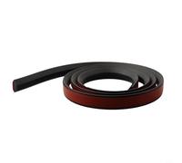 Paraspifferi in silicone per doccia e bagno, separazione flessibile e asciutta, altezza 30 mm, nero/blu/grigio/trasparente/rosa/bianco/cachi (nero, 200 cm)