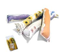 Paraspifferi in Stoffa di Cotone 100 cm - Sottoporta per Porte e Finestre, 1 Pezzo, Colori Assortiti - Made in Italy