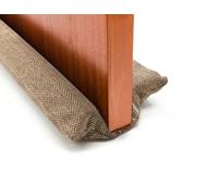 Paraspifferi in Tessuto per Porte e Finestre. Doppio Riutilizzabile, Lavabile, Isolante Acustico, Freddo, Vento, Luce, Polvere, Polline, Insetti. Regolabile tra 80-90cm.