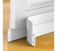 Paraspifferi isolanti, paraspifferi per porta a freddo, fondo per porta in silicone morbido, isolamento acustico termico e arresto all'aria fredda, anti topi, formica scarafaggio insetti (200 x 5 cm,