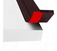 Paraspifferi ispessito sotto la porta, paraspifferi per aria fredda, isolamento acustico e protezione dalle intemperie con forte retro adesivo, strisce di tenuta adesive per la parte inferiore della