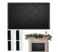 Paraspifferi magnetico per , coperta ispessita per caminetto, a prova di paravento, per vacanze, riunioni di famiglia, serate, relax, casa, soggiorno