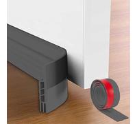 Paraspifferi per fondo della porta, 4,5 cm di larghezza x 99,1 cm di lunghezza, rotolo di blocco dei bordi della porta per uso interno della soglia, guarnizione di contatto sotto la porta del