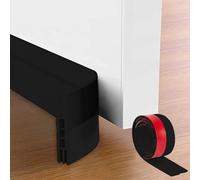 Paraspifferi per fondo della porta, 4,5 cm di larghezza x 99,1 cm di lunghezza, rotolo di blocco dei bordi della porta per uso interno della soglia, guarnizione di contatto sotto la porta del