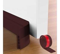 Paraspifferi per fondo della porta, 4,5 cm di larghezza x 99,1 cm di lunghezza, rotolo di blocco dei bordi della porta per uso interno della soglia, guarnizione di contatto sotto la porta del