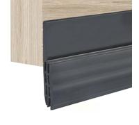 Paraspifferi per porta, 100 cm, in gomma siliconica, autoadesivo, protezione dalle intemperie, per finestre o porte