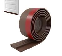 Paraspifferi per porta, guarnizione antivento, 5 x 0,6 cm, protezione anti intemperie, design antipolvere, autentico materiale flessibile per la parte inferiore delle porte, previene l'aria fredda