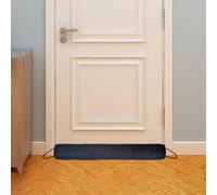 Paraspifferi per porta nero, facile da installare sotto la porta