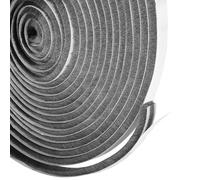 Paraspifferi per porte, 10 m, paraspifferi per finestre, striscia autoadesiva a spazzola per porte scorrevoli e finestre, 9 mm (larghezza) x 9 mm (altezza)