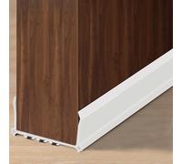 Paraspifferi per porte, 100 cm, autoadesivo, paraspifferi per porte, paraspifferi extra forte, protezione fonoassorbente per porte, anti-vento e rumore, per tutti i tipi di pavimenti delle porte