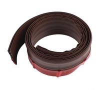 Paraspifferi per porte, 100 cm, in silicone TPE, con nastro largo 5 cm, striscia a risparmio energetico e spazio per porta, colore: marrone