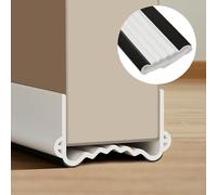 Paraspifferi per porte, 100 cm, nuovo aggiornamento per porta, paraspifferi, può essere tagliato liberamente, autoadesivo, facile da installare, riutilizzabile