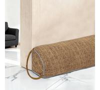 Paraspifferi per porte - 82 cm, pesante paraspifferi per porte, paraspifferi per la protezione, con anelli di sospensione per la protezione dal vento e dall'acustica di porte e finestre, kaki