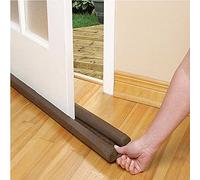 Paraspifferi per porte e finestre, doppio paraspifferi, doppio paraspifferi, a risparmio energetico, isolamento per aria fredda, vento, polvere, bloccante (1 x doppio paraspifferi)