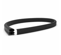 Paraspifferi per Porte in Gomma Vuota, 10x10 nero | Materiale espanso, Guarnizione per finestre, mento comfort, Per risparmio energetico