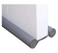 Paraspifferi per porte, Paraspifferi for porta in pelle | Sigillatura della porta multicolore: blocca l'aria fredda e il rumore(Gris)