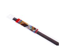Geko - 1400-2 - Paraspifferi per porte STAFF - con spazzola fissa - 100 cm - pvc rigido - marrone - Geko - 101943 - Conf. da 1 Pz. - 1400-2