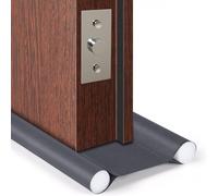 Paraspifferi Porta Blindata Grigio o Marrone 93cm Fino a 5 Cm Sottoporta Tessuto