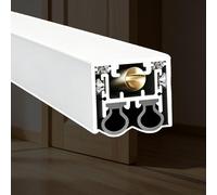 paraspifferi porta blindata Guarnizione Per Porta Caricata A Molla, Spazzata Inferiore Automatica Insonorizzata Della Porta, Blocco Del Rumore Sullo Spazio Inferiore(10 PCS)