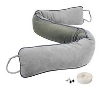 Paraspifferi Porta Blindata Ingresso, Salsicciotto Paraspifferi Di Sabbia, Antispifferi Per Porte In Stoffa, Paraspifferi Finestre, Isolamento Termico Sottoporta In Tessuto Antirumore Casa (108cm)