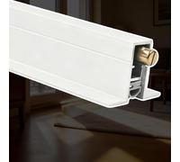 paraspifferi porta blindata Spazzatrice Automatica Per Porta In Metallo, Lunghezza 50 70 90 110 120 140 150 Cm Guarnizione Porta Caricata A Molla, Guarnizione Inferiore(L 80 cm)
