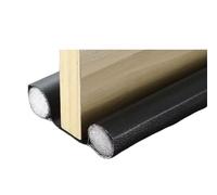 Paraspifferi Sottoporta 1 striscia antivento for porta: tiene fuori la polvere, isola e insonorizza tua casa(Black 95pige)