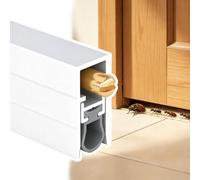 Paraspifferi Sottoporta 70 76 80 81 100 cm di Lunghezza, Guarnizione Automatica Porta Insonorizzata, Anti-insetti Nascosta per Porte, Striscia Tenuta Inferiore Leggera