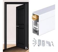 Paraspifferi Sottoporta Automatico Paraspifferi Robusto Alluminio per Porte | Guarnizione Sottoporta Scomparsa e Retrattile, Profilo Regolabile Chiusura Della Fessura Sotto Porta Garage Ufficio Hotel