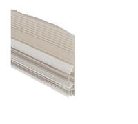 Paraspifferi Sottoporta Door Bottom Self-adhesive Sealing Strip 1M Windproof Stopper Guard Rain Weatherstrip Noise Reduction Insulator Sealer(Transparent)