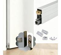 Paraspifferi Sottoporta Guarnizione Automatica Nascosta Sottoporta | Guarnizione Automatica Sottoporta in Alluminio, Parafreddo per Fessure con Isolamento Acustico, Facile da Installare