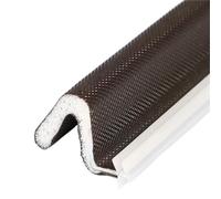 Paraspifferi Sottoporta Guarnizione for finestra for porta in schiuma a forma di V da 8 m(Brown)