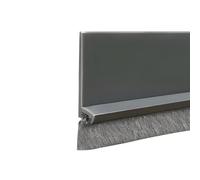 Paraspifferi Sottoporta Guarnizione for porta in 4 colori for la parte inferiore, sotto il tappo con spazzola, guarnizione autoadesiva(Gray)