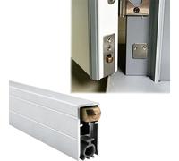 Paraspifferi Sottoporta Guarnizione Inferiore Automatica per Porta, Incasso | Guarnizione per Porte da 40 a 150 cm di Lunghezza con Guarnizione a Caduta Regolabile, Paraspifferi in Alluminio Sotto