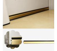 Paraspifferi Sottoporta Parafreddo Automatico Regolabile, Guarnizione | Guarnizione Automatica a Discesa per Porta, Guarnizione in Alluminio, Isolamento Acustico, Anti-Insetti e Anti-Luce