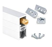 Paraspifferi Sottoporta Paraspifferi Automatico a Forma di U per Porte, Guarnizione Inferiore per Porte Insonorizzata a Scomparsa, Guarnizione di Ricambio Personalizzabile