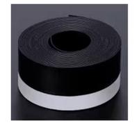 Paraspifferi Sottoporta Striscia di guarnizione in gomma for porte e finestre, autoadesiva(Black,5M_45MM)