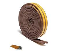 Paraspifferi STRIP adesivo profilo ad P (5mm x 9mm x 6m) Marrone 1000 6