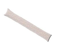 Paraspiffero lungo 110 cm. imbottito e sfoderabile RICCIO Para spifferi Salsicciotto Per Porte e Finestre. - BIANCO