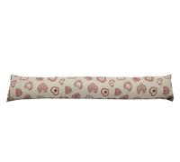 Paraspiffero Salsicciotto Imbottito Porte/Finestre Sfoderabile Cuore Rosso