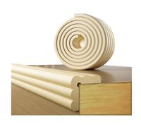 Paraspigoli a prova di bambino, 2 m, imbottitura con adesivo 3M, imbottitura extra larga in morbida schiuma di gomma, mobili, bordi taglienti di sicurezza (beige)