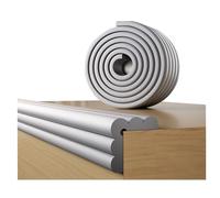 Paraspigoli a prova di bambino, 2 m, imbottitura con adesivo 3M, imbottitura extra larga in schiuma di gomma morbida, mobili, bordi taglienti di sicurezza (grigio)