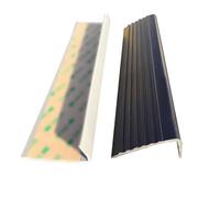Paraspigoli Angolari in Gomma, Protezioni Antiscivolo Autoadesive per Bordi Scale, Protezioni Angolari a L, per Casa, Ristoranti, Centri Commerciali(Black)