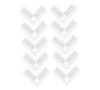 Paraspigoli Angolari in Pvc 10 Pezzi per Tavoli, Ragazzo Ragazza Piccoli | Protezione Resistente alla Pressione, Design Minimalista, Applicazione Versatile per Spigoli Taglienti e Superfici D'arredo