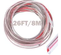 Paraspigoli Auto Portiere, CTRICALVER 8M Trasparente Proteggi Bordo Auto Striscia, Forma a U PVC Paracolpi Portiere Auto Proteggi, Guarnizione Portiera Auto, Protezione Porte Auto