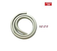 Paraspigoli in gomma bianco 1M x 1,5 cm Bianco