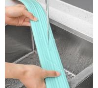 Paraspigoli in PVC ispessito per mobili, sicuro per i bambini, protezione dei bordi, impermeabile e resistente agli strappi, facile da pulire, striscia da 1,2 m (azzurro)