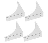 Paraspigoli in Rame Antico Per Mobili, 4Pcs Protezioni Angolari Decorative Con Finitura Argento E Viti, Sicurezza Per Bambini E Stile Vintage Per Tavoli, Armadi E Scatole Di Legno